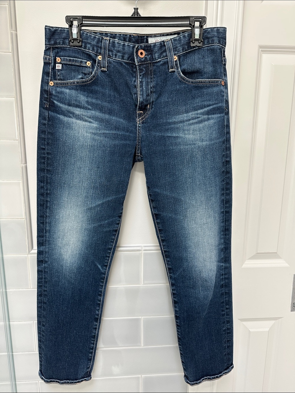 Ag Adriano Goldschmied sz 27R Women’s Boyfriend Slim Dark Wash Blue Jeans